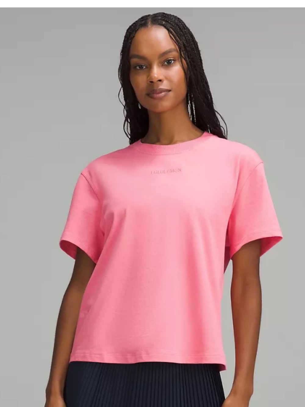 Lululemon relaxed fit cotton jersey graphic crewneck